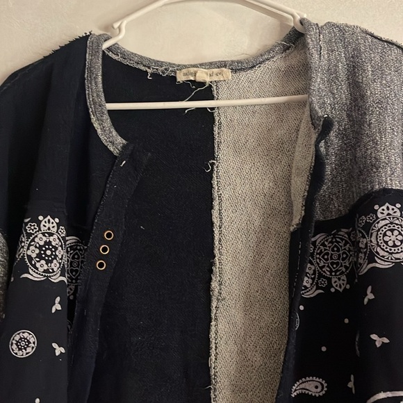 Blue patchwork‎ jacket Indigo Thread Co Size Small - Picture 3 of 9